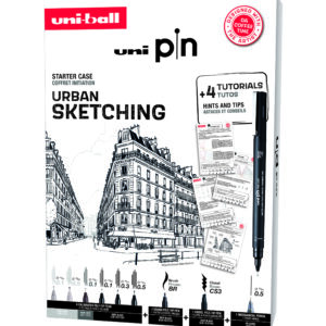 PIN SET 8P URBAN SKETCHING STARTER KIT - NO3