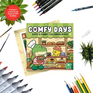 LIBRO DE MODA RRSS PARA COLOREAR COMFI DAYS 48 PÁGINAS