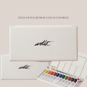 ESTUCHE 15 PZAS POCKETBOX NEON ACRYLIC 12 ML
