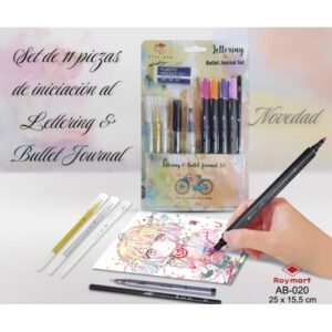 KIT INICIACION LETTERING Y BULLET JOURNAL,11 PZAS.