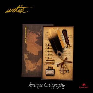 SET PLUMA ARTIST CALLIGRAPHY LUXURY STONE,4 COL.