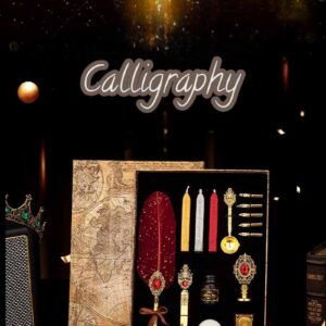 SET PLUMA ARTIST CALLIGRAPHY LUXURY COMPLET,4 COL.