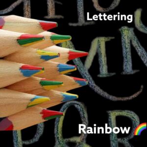 BOTE PVC 24 LAPICES RAINBOW CUATRICOLOR