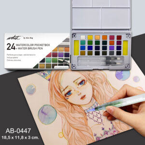 CAJA 24 ACUARELAS POCKETBOX ARTIST