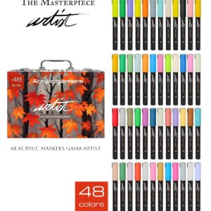 MALETIN ACRYLICOS GAMA ARTIST ORGANIZADOR 48 COL.