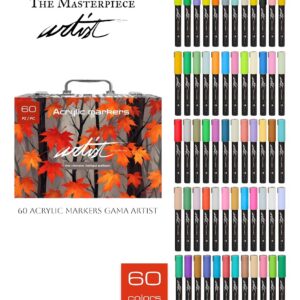 MALETIN ACRYLICOS GAMA ARTIST ORGANIZADOR 60 COL.