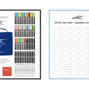 ESTUCHE ACRILICOS ALCOHOL MARKERS 60 COLORES