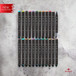 ESTUCHE ACRILICOS DOBLE PUNTA ARTIST,24 COL