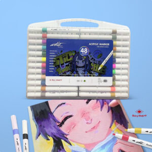 ESTUCHE MALETIN ACRILICOS PRIME PRICE 48 COLORES