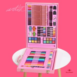 MALETA ART STUDIO ARTIST 100 PCS MADERA PINK