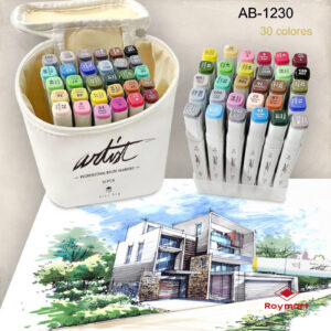 CANVAS LUXE PROFESSIONAL BRUSH MARKER 30 COLORES