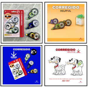CINTA CORRECTORA CORREGIDO PACK 3 UDS. 12 MTS.