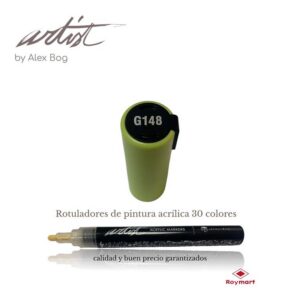 ESTUCHE 12 ROTUL.ACRILICO G148 VERDE LIMA