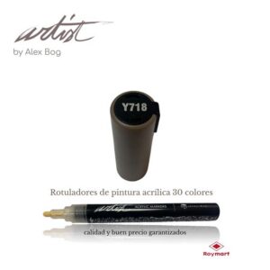 ESTUCHE 12 ROTUL.ACRILICO Y718 TIERRA