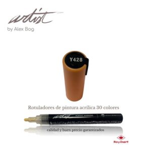 ESTUCHE 12 ROTUL.ACRILICO Y428 NARANJA