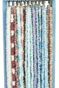 EXP.96 COLLARES PIEDRAS SHELL COLORES PASTEL