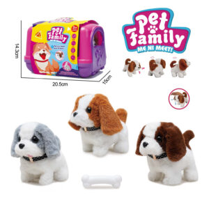 TRANSPORTIN PET FAMILY DOG CON SONIDO ,3 MODELOS