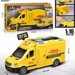 FURGONETA DHL ESCALA 1:16 MULTIFUNCION