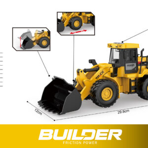 EXCAVADORA FRICCION POWER ESCALA 1:16 LUZ SONIDO