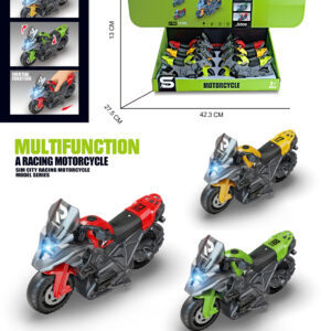 EXP.6 MOTOS FRICCION LUZ Y SONIDO RACE,3 COL.