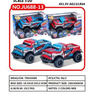 COCHE FRICCION TIPO PICK UP ,2 COLORES