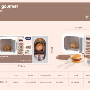 MICROONDAS HAPPY GOURMET VERDE ,LUZ Y SONIDO