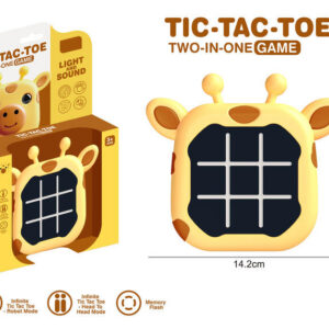JUEGO TIC TAC TOE 2 EN 1 JIRAFFE LUZ Y SONIDO