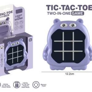 JUEGO TIC TAC TOE 2 EN 1 HIPPO LUZ Y SONIDO