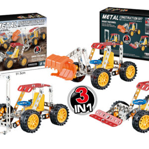 PUZZLE CONSTRUCCION TRACTORES 3 EN 1 ,112 PZAS.