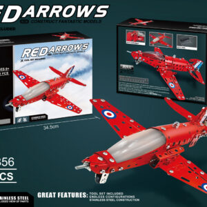 PUZZLE CONSTRUCCION SET AVION ROJO ,201 PZAS.