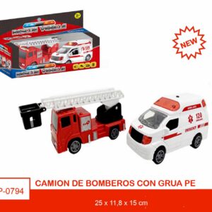 SET 2 COCHES RESCATE AMBULANCIA/BOMBEROS