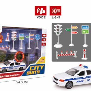 SET COCHE POLICIA CON COMPLEMENTOS