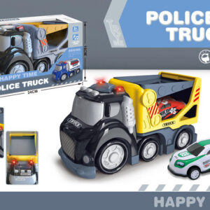 CAMION POLICE TRUCK CON LUZ Y SONIDO