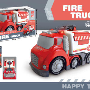 CAMION FIRE TRUCK CON LUZ Y SONIDO