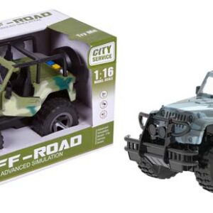 COCHE ESCALA 1:16 JEEP LUZ Y SONIDO