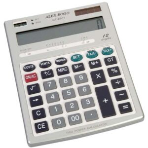 CALCUL.RELOJ ALUM.GDE.MULTIFUNCION