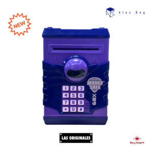 NUEVA CAJA FUERTE C/ASA COL.ROBOT X389, 2 COLORES