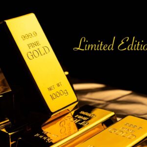 HUCHA ESPECIAL LIMITED EDITION GOLD GLITTER