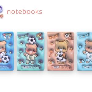 EXP.12 LIBRETAS 3D CUTEST DINO,4 DISEÑOS