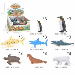 EXP. 24 ANIMALES MARINOS PEQUEÑOS SUTIDOS