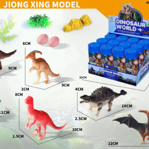 EXP.12 TUBOS CON DINOSAURIOS ,6 MODELOS