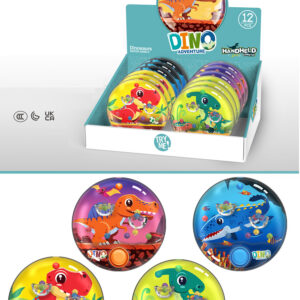 EXP.12 WATER GAME ROUND DINOS ,4 MODELOS