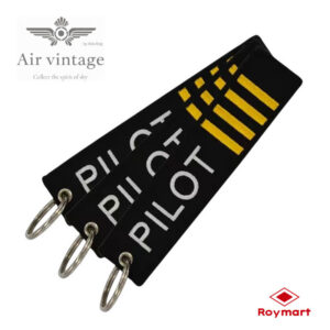 LLAVERO TELA BORDADO AIR VINTAGE PILOT