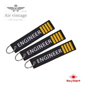 LLAVERO TELA BORDADO AIR VINTAGE ENGINEER