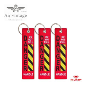 LLAVERO TELA BORDADO AIR VINTAGE DANGER