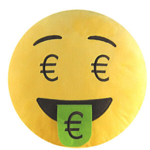 COJIN EMOTICONO EURO EYES 32 CMS.