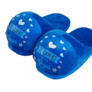SLIPPERS 28 CMS.C/MENSAJE TE QUIERO PAPA