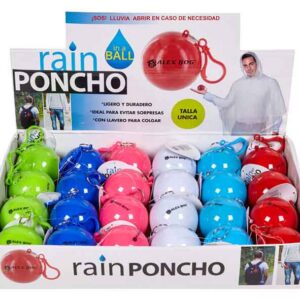 EXP.24 BOLAS LLAVERO CON PONCHOS,3 COLORES