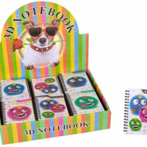 EXP.60 LIBRETAS 3D EMOTYS,50 HOJ,70 GR.,5 MODELOS