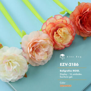 EXP.16 BOLIS GEL ROSAS COLORES SURTIDOS